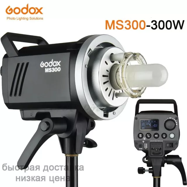 Godox 300W MS300V LED Studio Flash Gebaut-in 2,4G Wireless Empfänger Leichtes