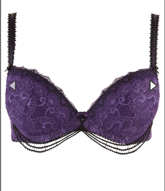 Soutien-gorge Push-up Aubade Magic Blossom - 95D (80D EU), Rose Poudré, Neuf Avec étiquettes