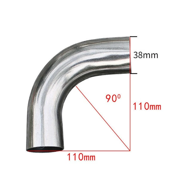 ARCO TUBOLARE IN acciaio inox 90° arco di saldatura collettore 19 mm/25 ...