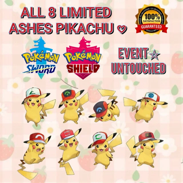 Sword And Shield Pokemon Sword Pikachu Cap Ash Ketchum's Ash