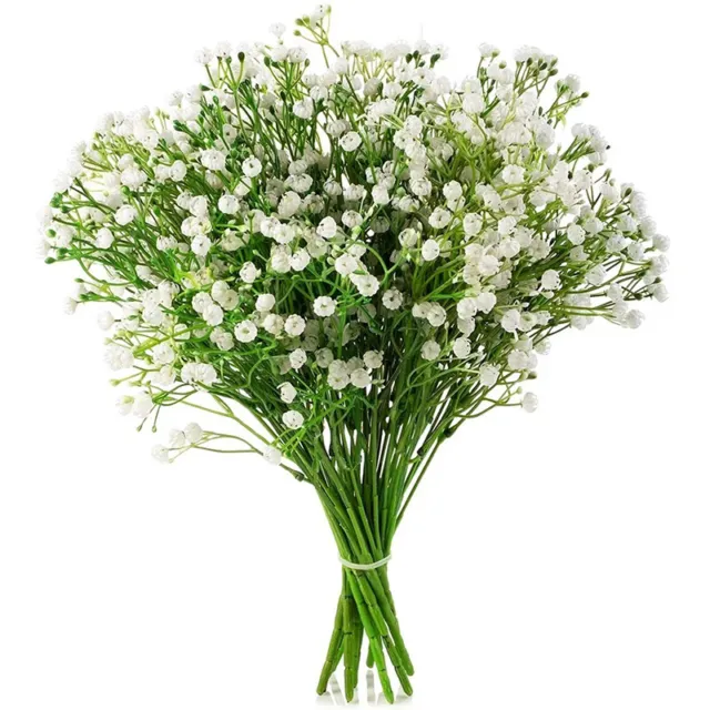 15inch White Gypsophila Artificial Flower Wedding DIY Bouquet Breath Decoration