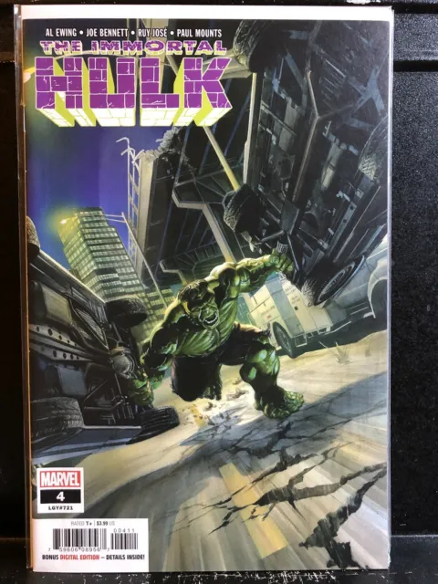 Immortal Hulk #4 (2018 Series Marvel) We Combine Shipping