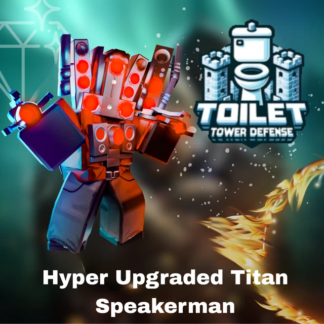 thumbnail image 2 of Roblox Toilet Tower Defense - Hyper Upgraded Titan Speakerman + 1000💎 - FAST CHEAP 2 of 6