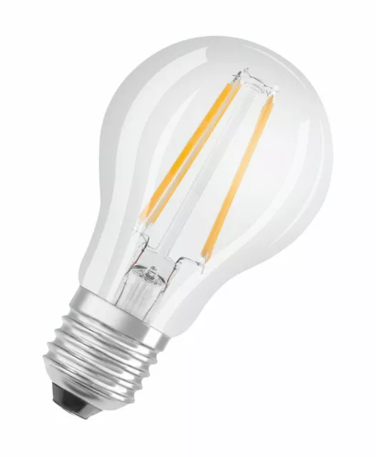 Bellalux LED Classic Filament E27 4W = 40W Ersatz warmweiß  Birnenform Wohnlicht