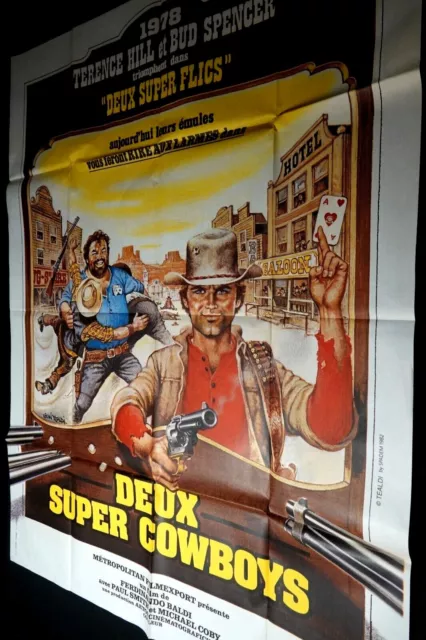 terence hill bud spencer DEUX SUPER COW BOYS  ! affiche cinema trinita 1976