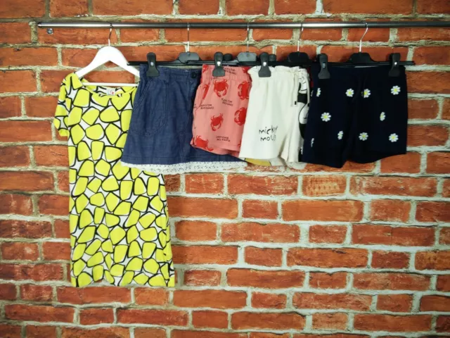 Girls Bundle Age 8-9 Years Zara Gap Disney Mickey Mouse Etc  Dress Shorts 134Cm