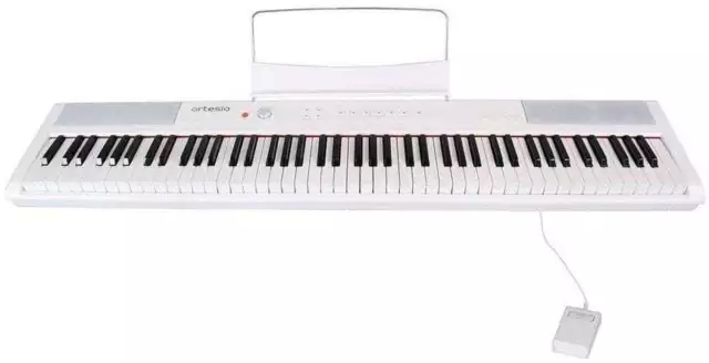 Artesia Performer WH Stage Pianoforte Bianco 88 Tasti Pedale Sustain Effetti DSP White