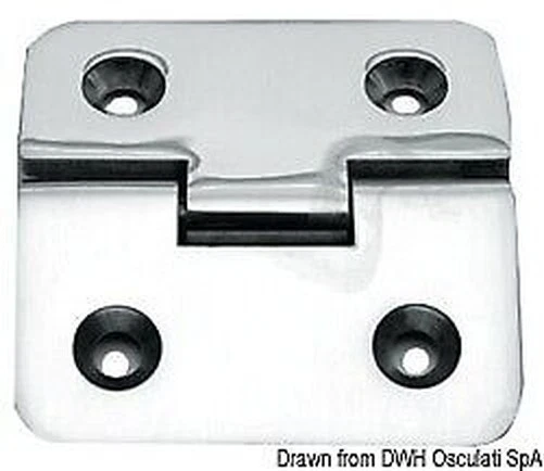 Charnière Rovesc. 95° 66x66mm Marque Osculati 38.863.18