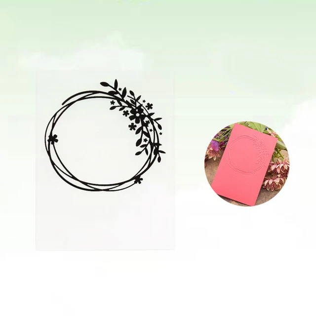 Pochoir De Gaufrage 3D Morning Glory - 16x11.4 Cm, Plastique, Pour Scrapbooking, Cartes Faites Main
