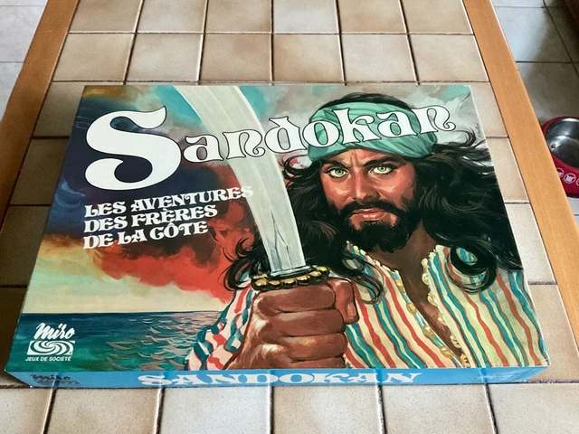 Jeu Miro Sandokan - Les Aventures Des Frères De La Côte - Vintage Complet, Très Bon état