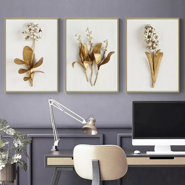 3 Piece/Set Modern Wall Art Flower Print Large Canvas Painting Picture Abstract