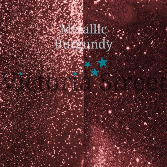 Victoria Street Glitter - Metallic Burgundy - Fine 0.008" / 0.2mm Red Plum Wine
