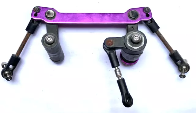 Hobao Hyper 7 steering linkage complete wuth servo saver , link rods and fixings