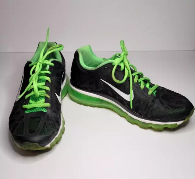 NIKE AIR MAX Shoes Men's Sneakers US Neon Green Fitsole 2 Cushioning $20.00