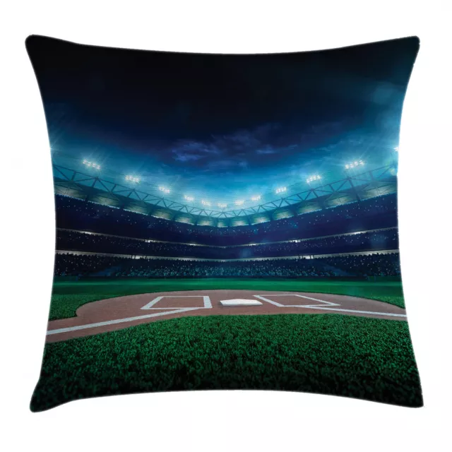 Deportes Funda para Almohadón Estadio de Béisbol de la Noche