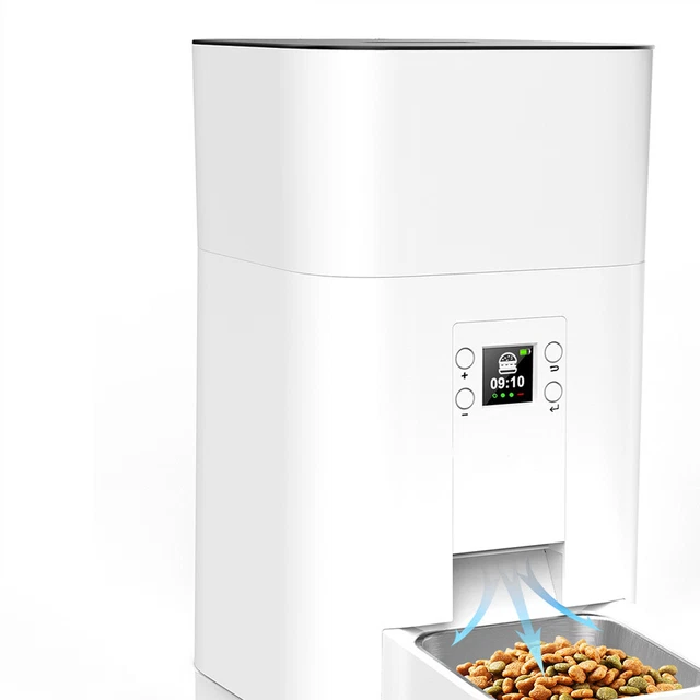 DADYPET Pet Dog Food Dispenser Automatic Pet Feeder Food Bowl with S3N1