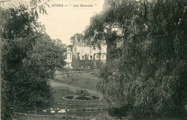 Carte L'ISLE ADAM Château Les Sources à Stors