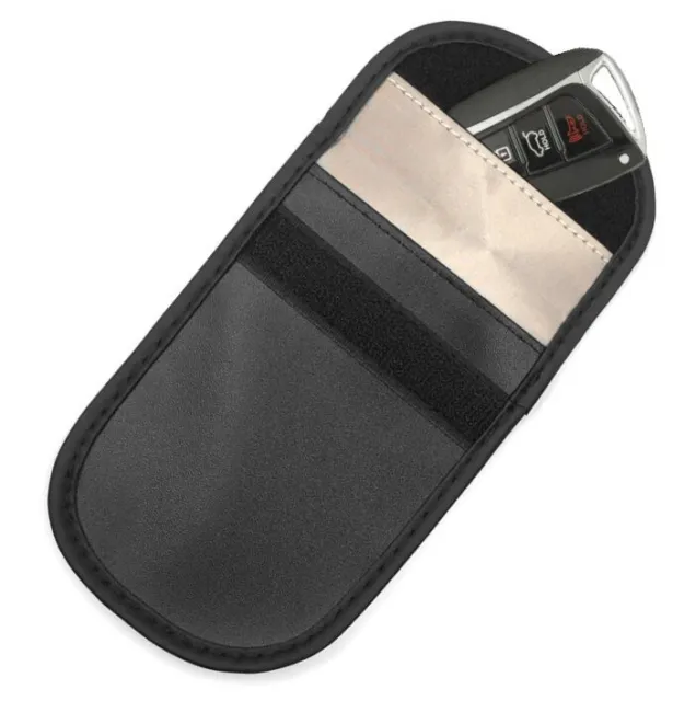 Car Key Signal Blocker Case Pouch Keyless Fob RFID Blocking Faraday Bag Pouch