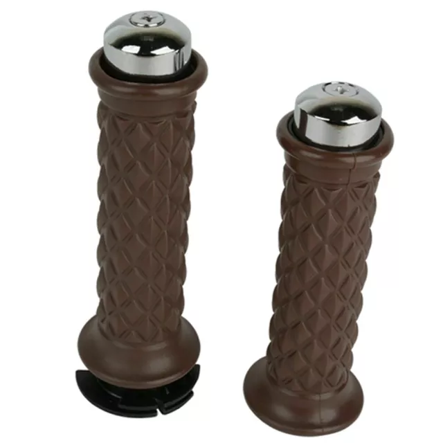 22mm Handlebar Hand Grips Fit For Harley Heritage Softail Classic