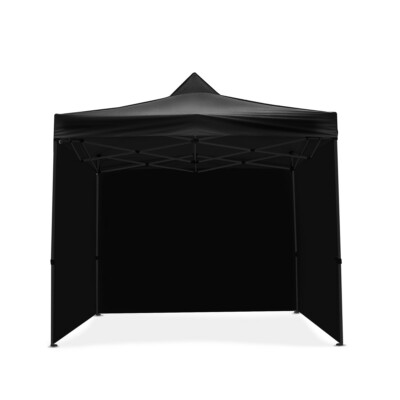 3 finestre Copertura PE Impermeabile MCTECH® 3 x 3 m Bianc Tenda Esterno Tenda da Giardino Padiglione Tenda Birra Tenda Gazebo con 4 pareti Laterali 1 Porte con Cerniera 