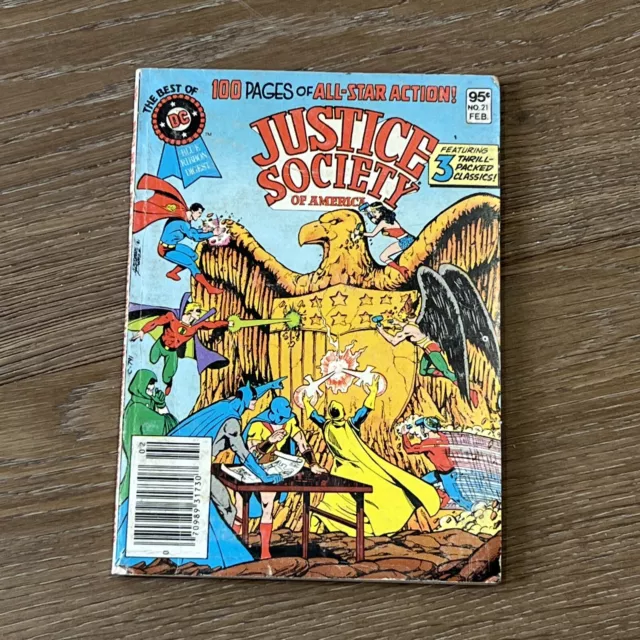 Best Of Dc Blue Ribbon Digest #21, Justice Society Of America, 1982