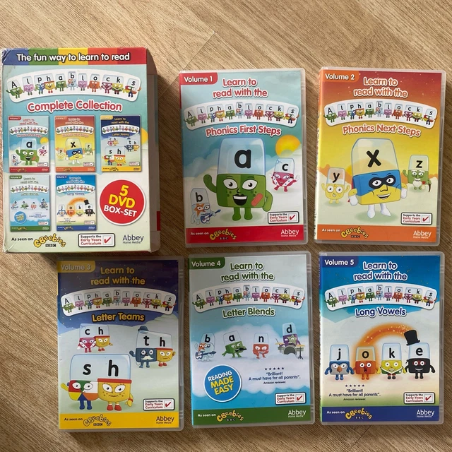 アルファブロックス AlphaBlocks DVD 5枚組 Alphablocks Complete Collection 5 DVDセット - メルカリ