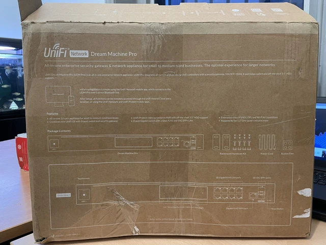 UBIQUITI NETWORKS UNIFI Dream Machine Pro Network Switch £299.00 ...