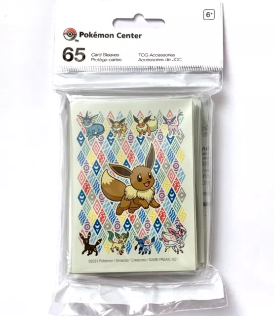 PACK OF 65 Card Sleeves Protège-cartes  Eevee Prismatic Pokemon Center UK  2021 EUR 37,70 - PicClick FR
