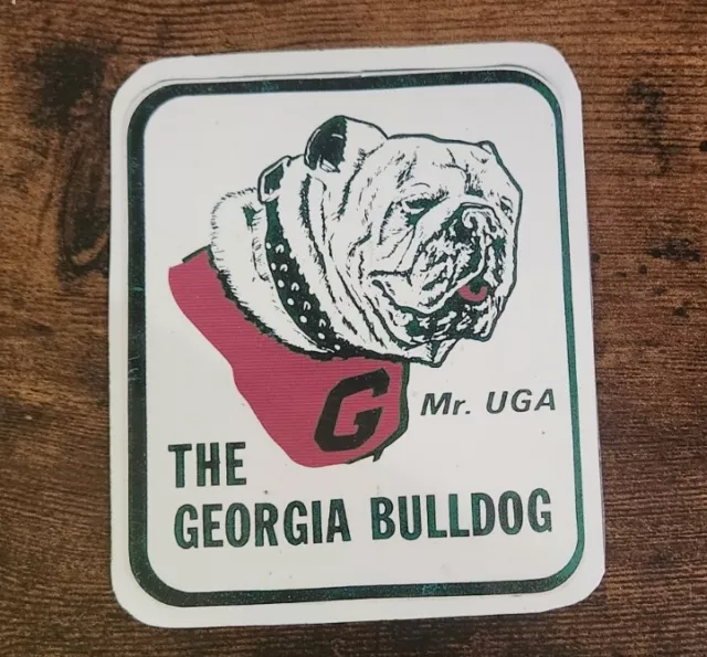 Georgia Bulldogs 1980 National Champions Mr. Uga Magnet * Sec Championship Game