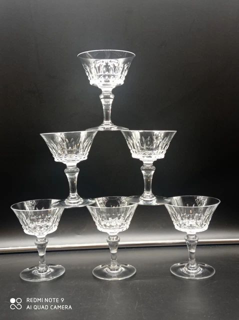 16 VERRES À eau modèle Briançon en cristal de Daum (prix à la pièce) EUR 85,00 - FR