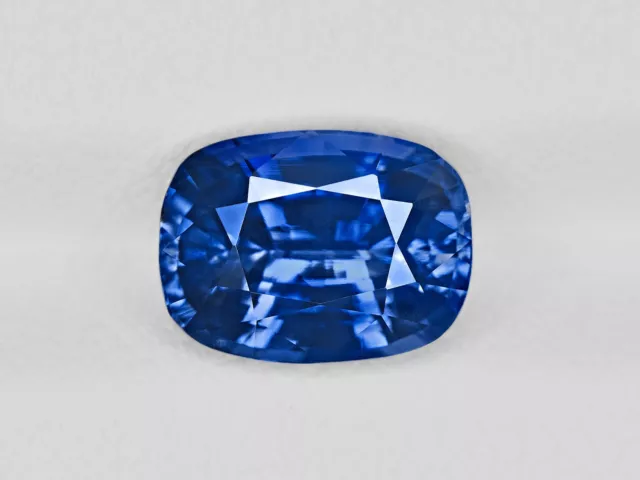 GIA IGI Certified KASHMIR Blue Sapphire 3.51 Cts Natural Untreated Cushion