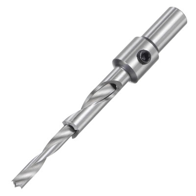 HSS HSS Haute Vitesse Acier Hélicoïdal Foret Pointe 6.2mm Forage Dia 200mm 2Pcs 