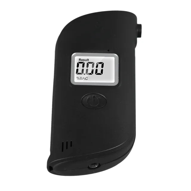 Breath Tester LCD Digital Display Drunk Driving Detector With Nozzle Replacement