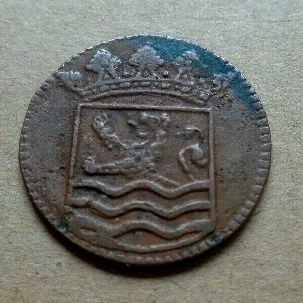 Netherland coin 1739 East Indies duit (c)