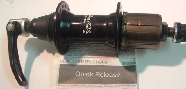 NOS Set Pärchen Nabe MTB Shimano Deore Dx M650 FH-M650 HB-M650 36H Quick Release