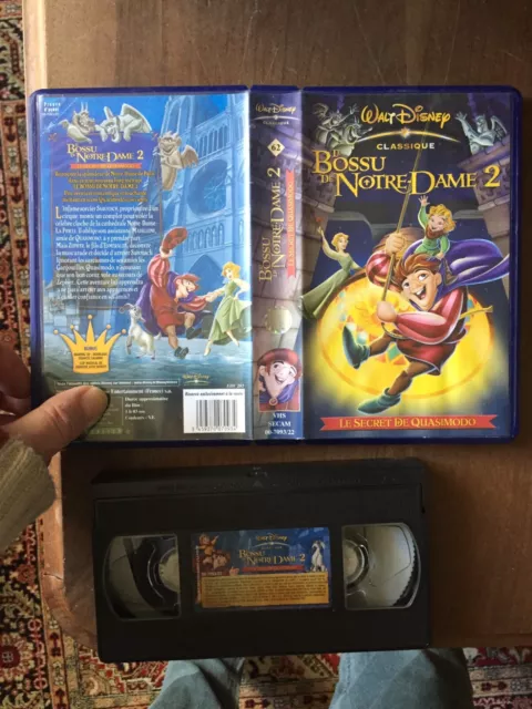 CASSETTE VIDEO VHS DESSIN ANIME DISNEY le bossu de notre dame 2   classique 62