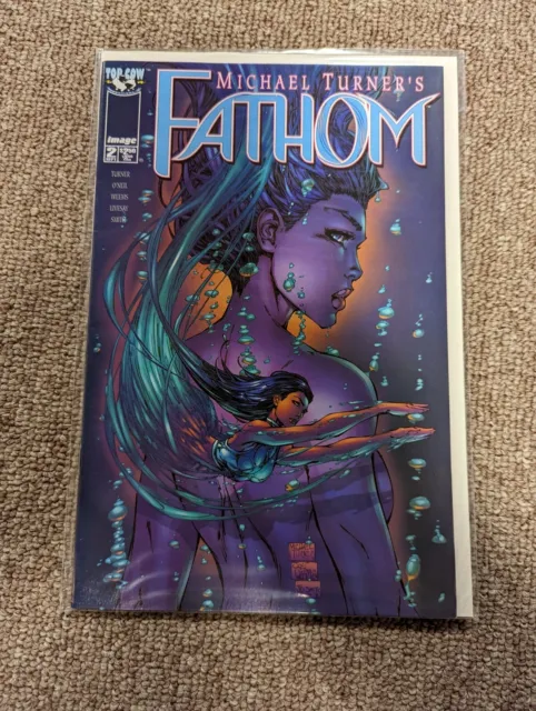 Fathom #2 (1998 Series) Top Cow/Image 'Michael Turner Cover' NM