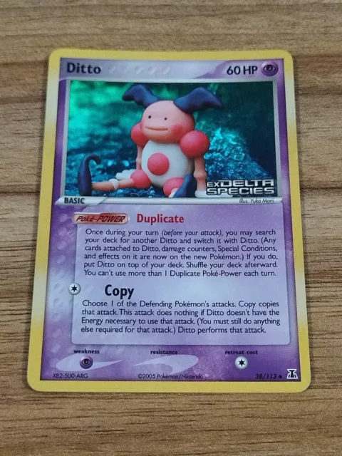 Game Card: Ditto (Pokémon TCG(Delta Species Set) Col:PKM-DSS-EN063