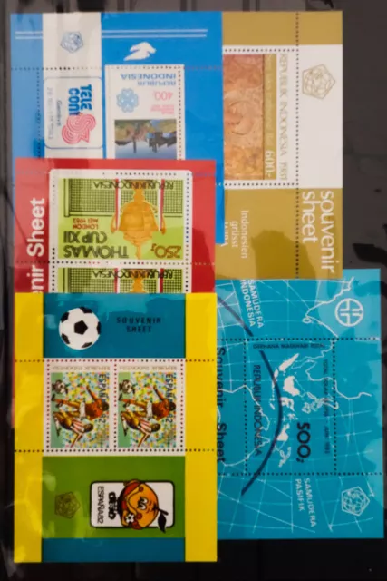 Indonesia Mint NH Stamp Sheet Collection