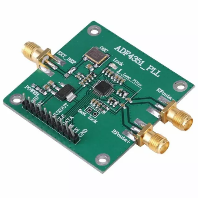 ADF4351 RF Signal Generator Development Board SMA Female 35MHz 4 4GHz Output