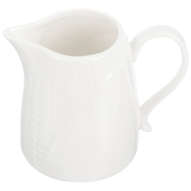 Salsa jarra de leche de cerámica dispensador de café copa justa