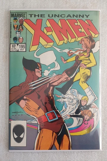 UNCANNY X-MEN Vol.1 #195 (1985) CHRIS CLAREMONT JOHN ROMITA JR - MARVEL COMICS