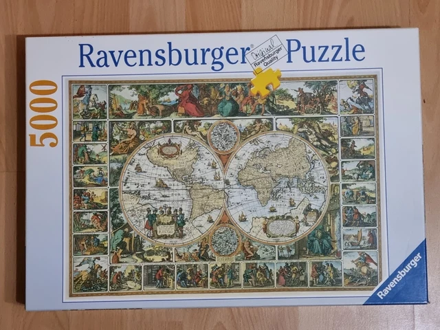 Ryco 1000 Teile Puzzle 'Oxfordshire Historische Karte', 1610, Inkl. Freiem Druck