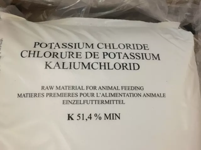 Chlorure De Potassium  99% Direct Usine 500 Grammes