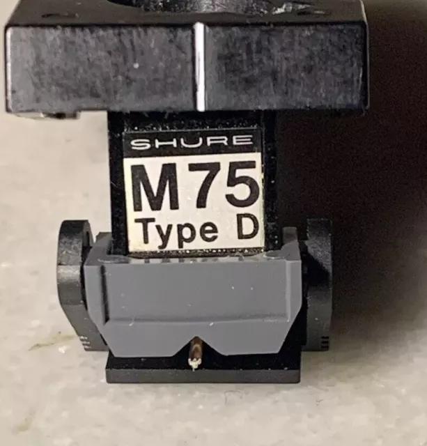 Shure M75 Type D with Stylus and Original Dual TK 14 Cartridge Sled