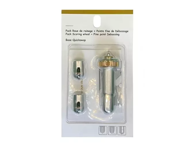 Roue de rainage 3en1 + roue de debossage pour vos projets cricut 