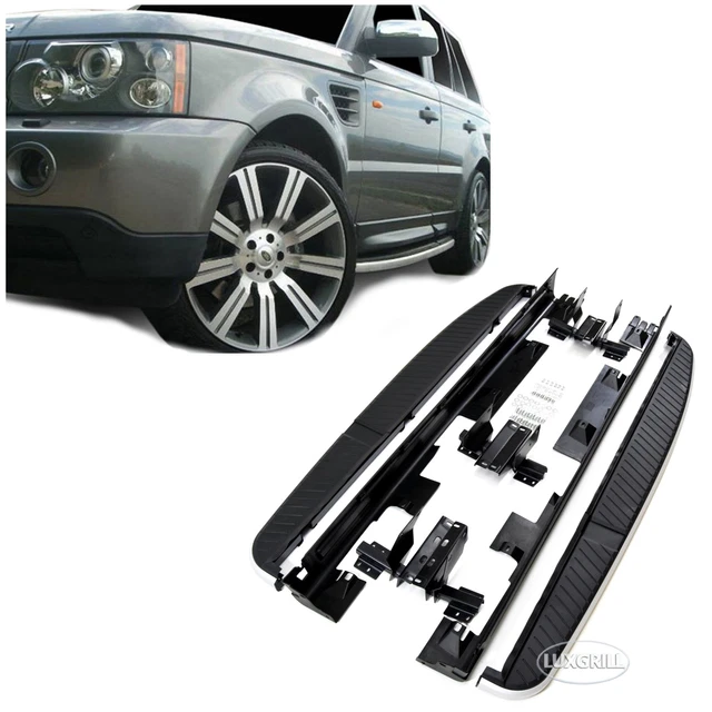 Alu Trittbretter Set Für Range Rover Sport LS - Bj. 2005-2013 Inkl. Montagematerial