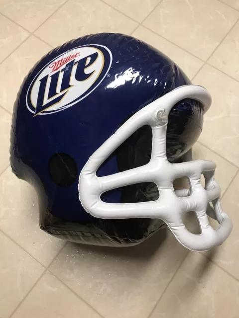 Miller Lite Inflatable Football Helmet Man Cave Decor Hanging-hteb