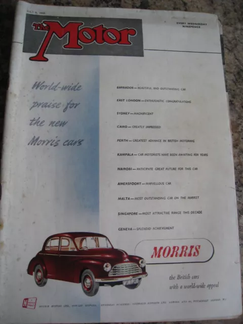 The Motor Magazin Jul 1949 Polnisches Bild Sänger Sm 1500 Silbersteinpackungen