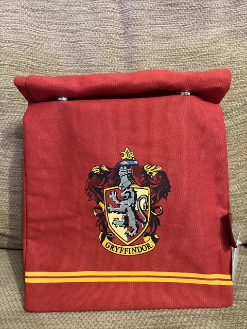 Borsa da pranzo Harry Potter Grifondoro foderata in lamina tela di cotone